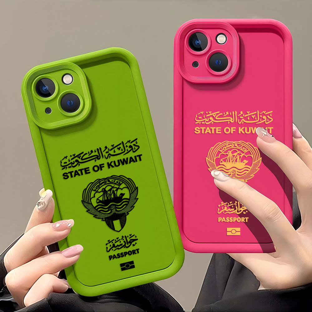 Phone Cases Kuwait - クウェートパスポート柄 iPhoneケース iPhone 17 16e 16
