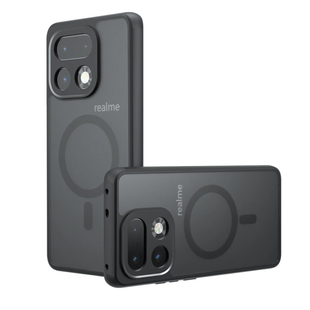 Phone Cases Realme - Realme 16 Pro Plus用ケース ワイヤレス充電対応 ソフトTPUフレーム