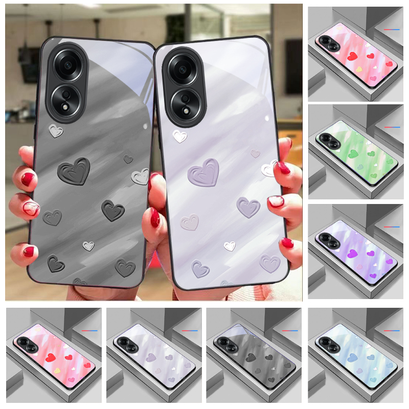 Phone Cases Oppo - ミニマリストで曖昧なアートデザインのOppo A78 A73 A79 A58 A60