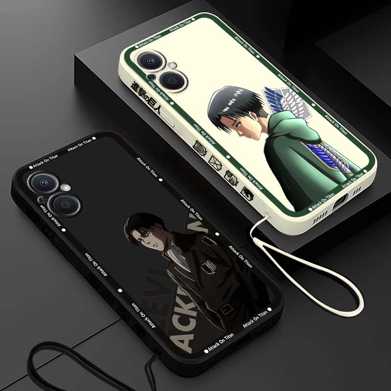 Phone Cases Oppo - 高級感あふれる進撃の巨人クールカバー OPPO Reno 15 13 12