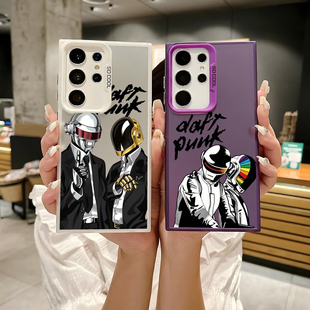 Phone Cases For Samsung S22 - バンドD-ダフトパンク スマホケース Samsung Galaxy S25 Edge