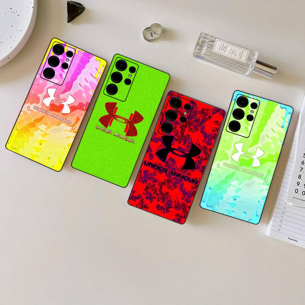 Phone Cases Under $20 - U-under A-armourロゴ入りスマホケース Samsung S24 FE、S25 Ultra