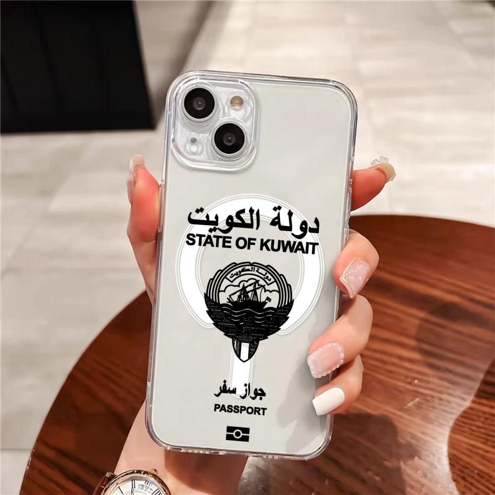 Phone Cases Kuwait - K-クウェートパスポート柄iPhoneケース iPhone 17 16 15 14