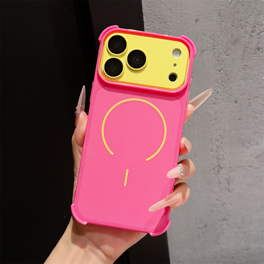 Phone Cases For Iphone 12 Pro Max - コントラストカラーアーマーケース iPhone 17 16 15 Pro