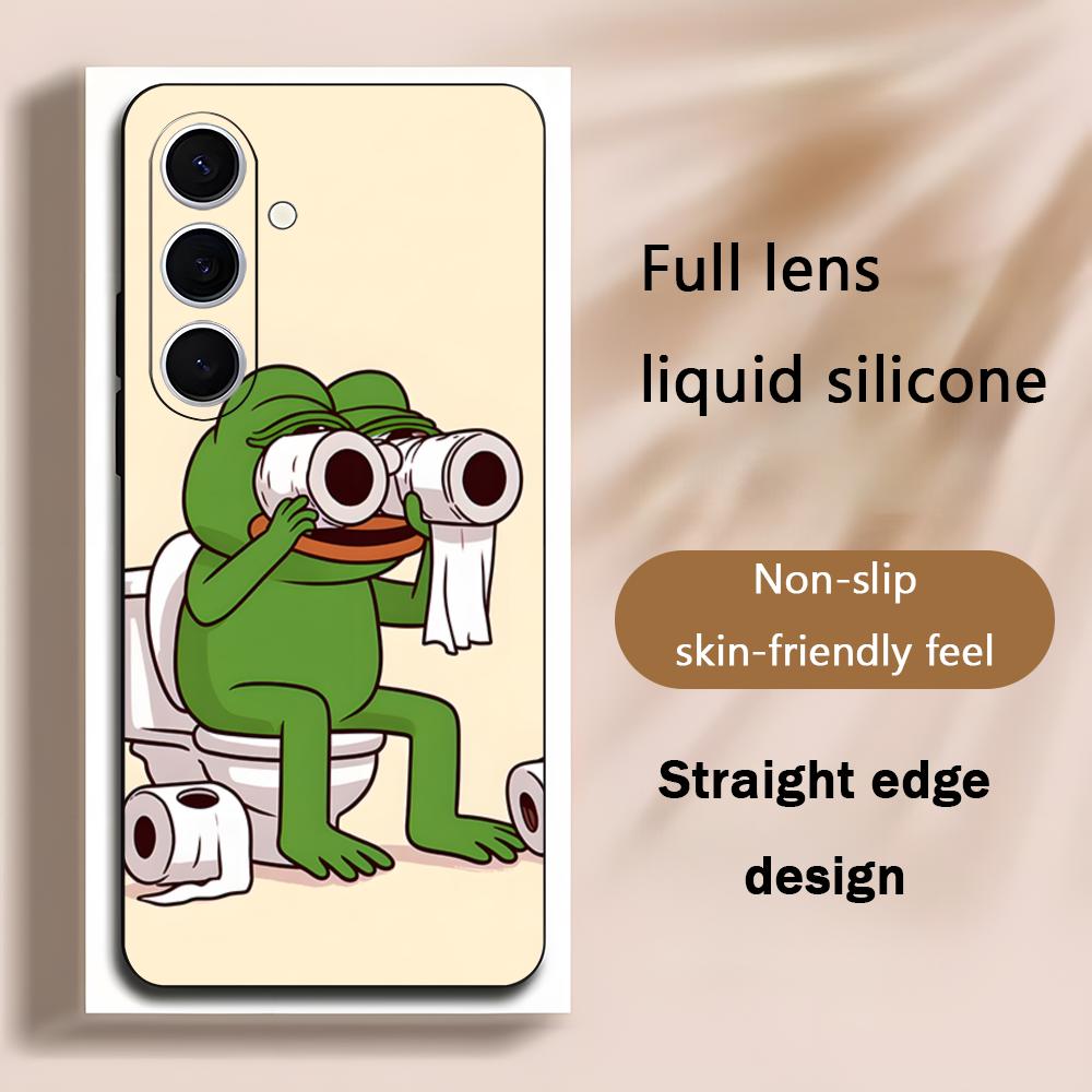 Phone Cases For Samsung S22 - 悲しいペペのカエルが描かれたクールなスマホケース、Samsung Galaxy S25 S24 S23 S22