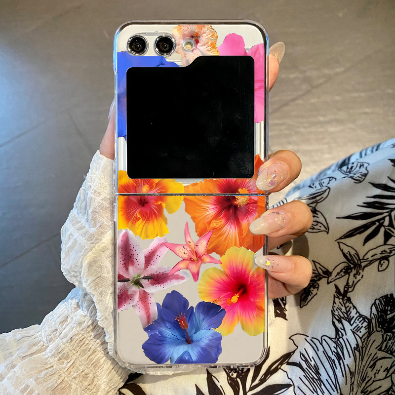 Phone Cases Z Fold 6 - リアルな花柄プリントのSamsung Galaxy Z Flip7 FE Flip6