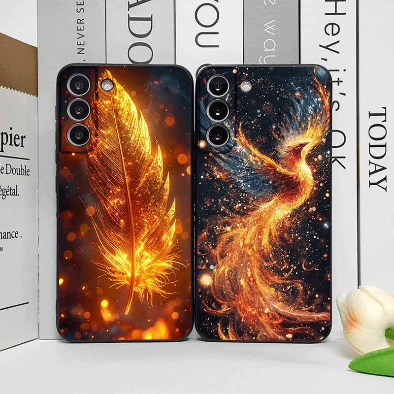 Phone Cases Luxury - 高級フェニックス火炎羽模様スマホケース Google Pixel 10 9 A