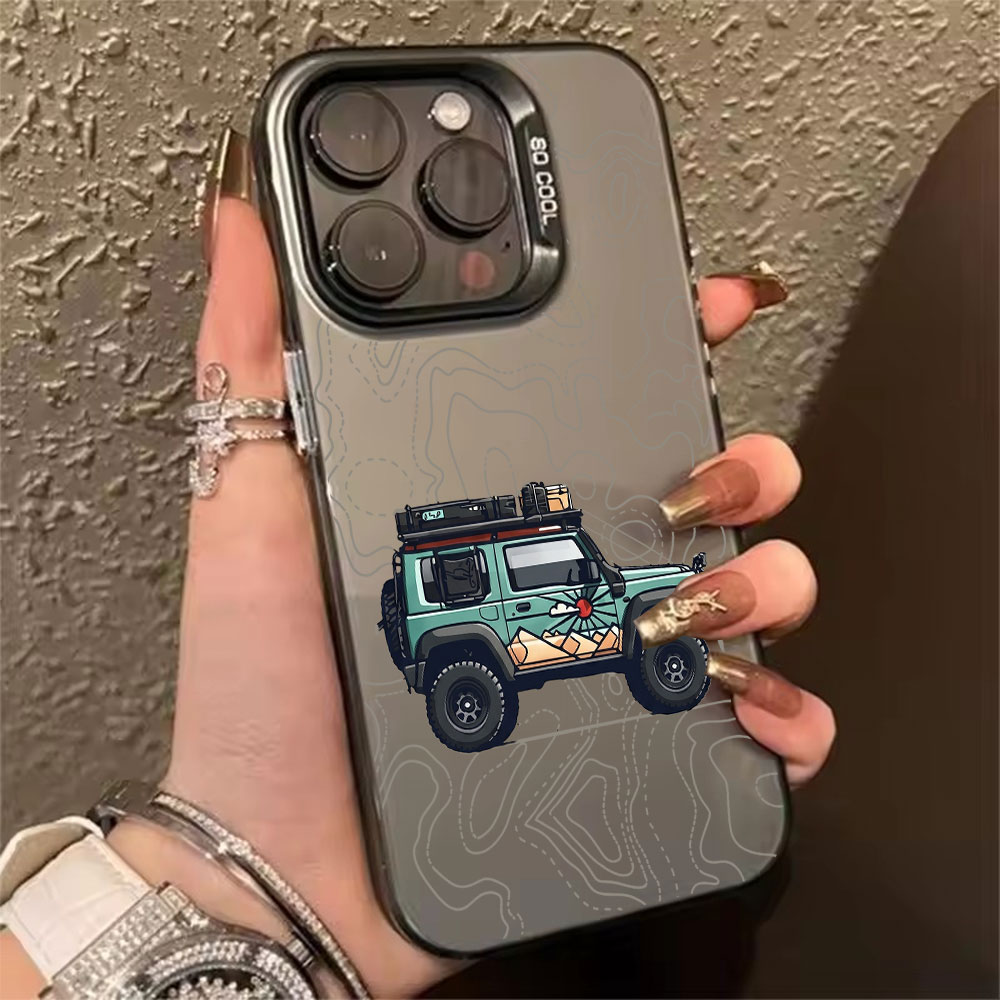 Phone Cases Protective - シンプルな車柄のスマホケース iPhone 17 Air 16 15