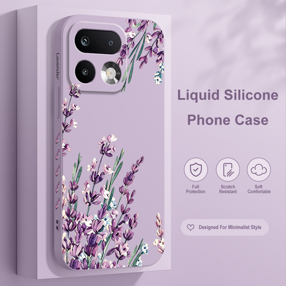 Phone Cases Realme - ラベンダー柄のスマホケース、Oppo Realme 16 15 15T 14