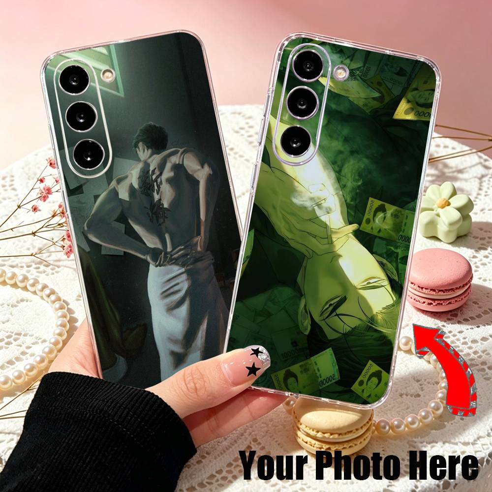 Phone Cases Under $20 - G-Greenlight ジン・チョンウの電話ケース透明シリコンソフト SamsungA10、12、20、21S、30、31、40、50、51、52、70、71 用