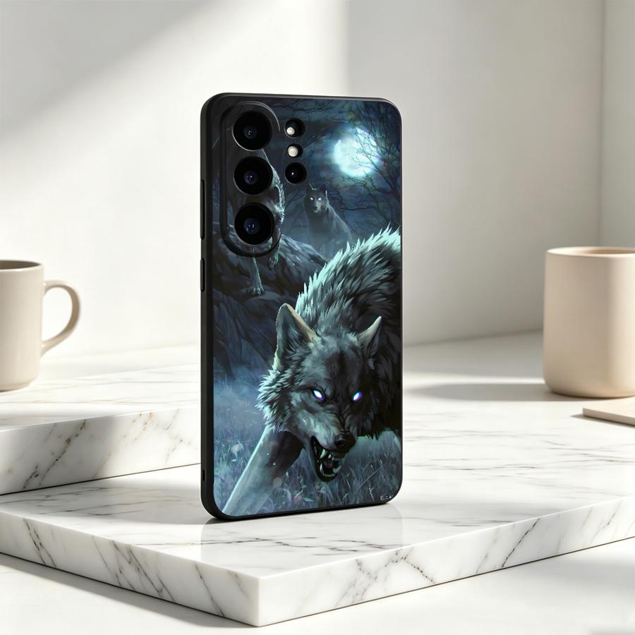 Phone Cases Under $20 - 狼群月下ケース Samsung Galaxy S26 Note 20