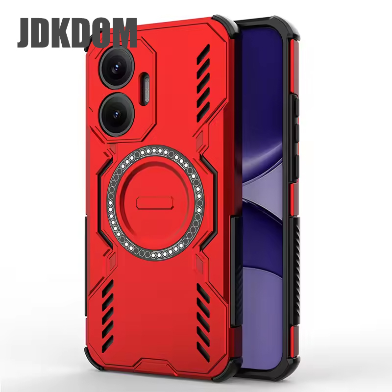 Heat Dissipation Case - JDKDOM耐衝撃放熱磁気電話ケース Xiaomi POCO X6 X7 F6