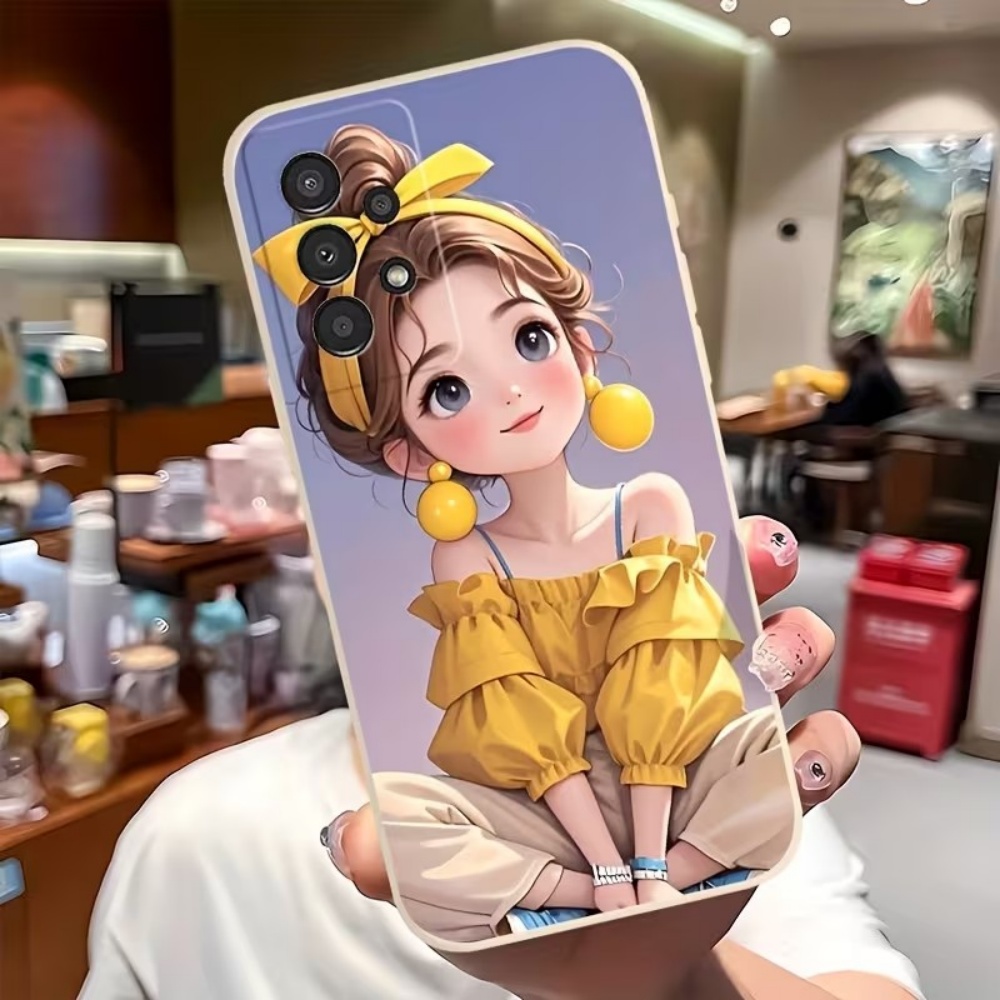 Phone Cases Samsung S25 Fe - かわいい漫画の女の子柄デザインのスマホケース、Samsung Galaxy S26 S25 S24 S23