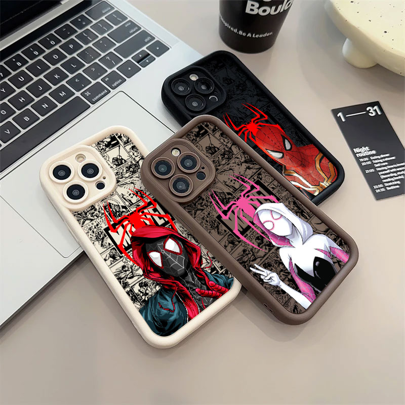 スパイダーマン マイルズ・モラレス グウェン マーベルコミッ - Phone Cases For Iphone 12 Pro Max のレビューと価格