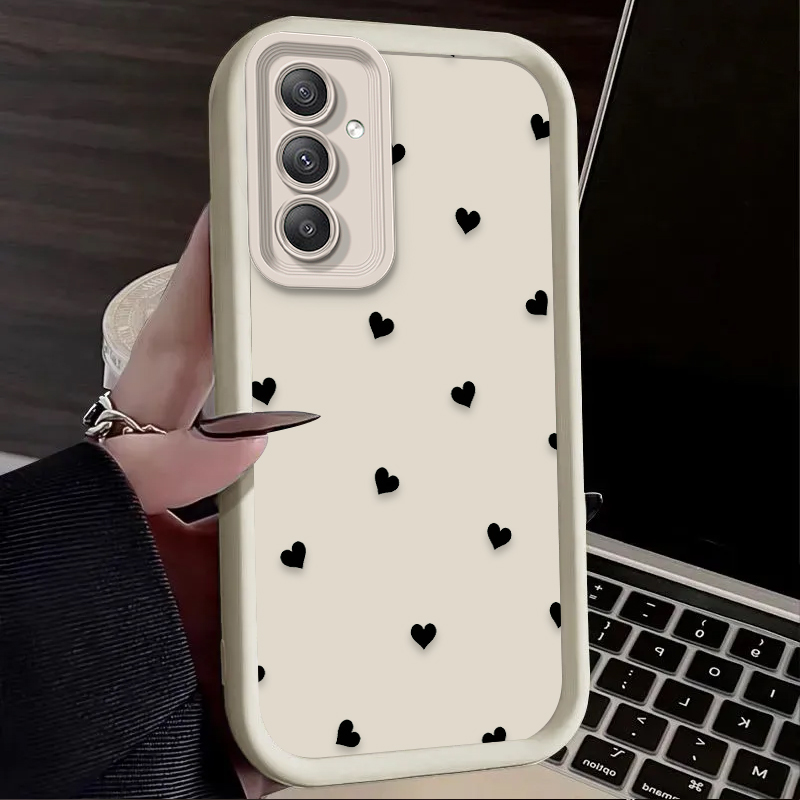ブラックラブハートボウノットケース Samsung Gala - Phone Cases A14 Samsung のレビューと価格