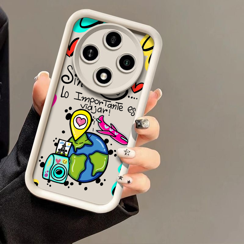 抽象的な旅行飛行機グラフィティ柄のスマホケース OPPO R - Phone Cases Oppo のレビューと価格