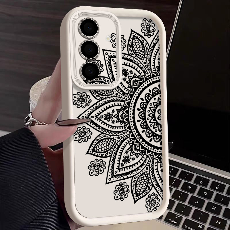 レトロな花柄トーテムパターンケース Samsung Gala - Phone Cases A14 Samsung のレビューと価格