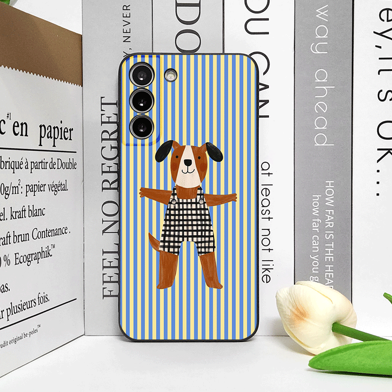 シンプルで可愛いストライプ柄とチェック柄のアニマル柄OPPO - Phone Cases Realme のレビューと価格