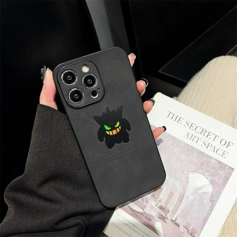 漫画アニメゲンガー革風レーザー加工スマホケース iPhone - Phone Cases Protective のレビューと価格