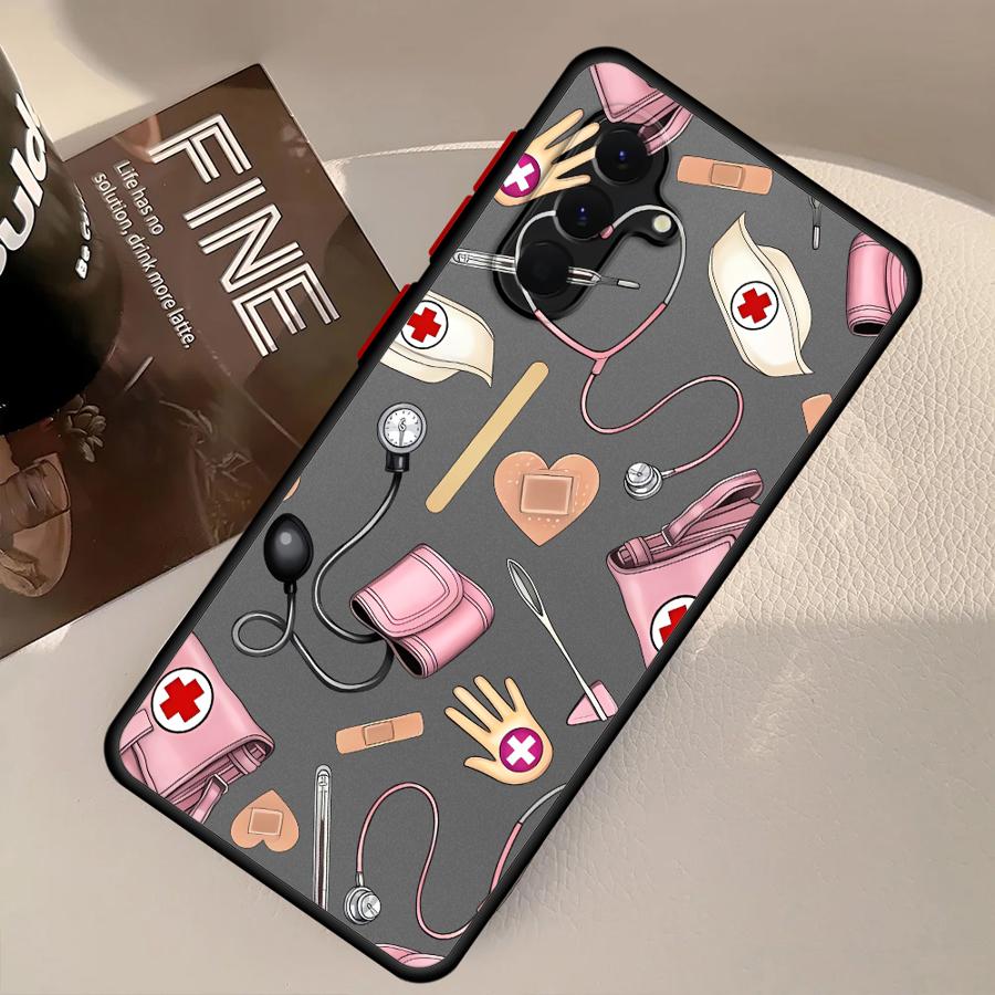 クールな看護師風スマホケース Samsung Galaxy  - Phone Cases A14 Samsung のレビューと価格