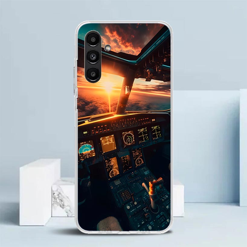 航空機パイロットコックピットカバー Samsung Gala - Phone Cases Aviation のレビューと価格