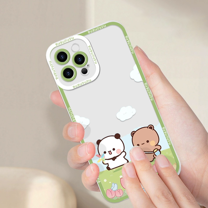 かわいいBUBU DUDUカップルクリアスマホケース、Sam - Phone Cases A14 Samsung のレビューと価格