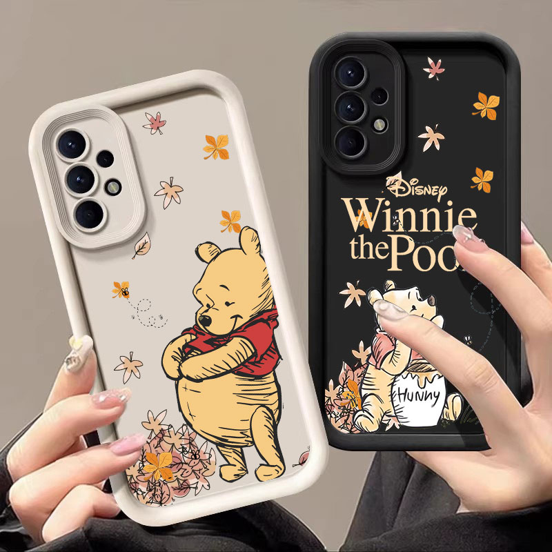 秋のウィニー・ザ・プーさん柄シリコンケース Samsung  - Phone Cases A14 Samsung のレビューと価格
