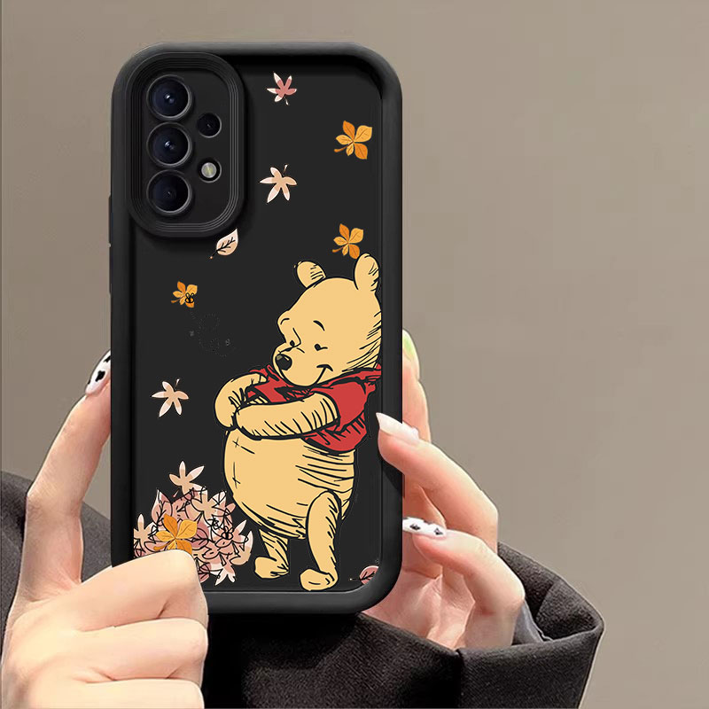 秋のウィニー・ザ・プーさん柄シリコンケース Samsung  - Phone Cases A14 Samsung のレビューと価格