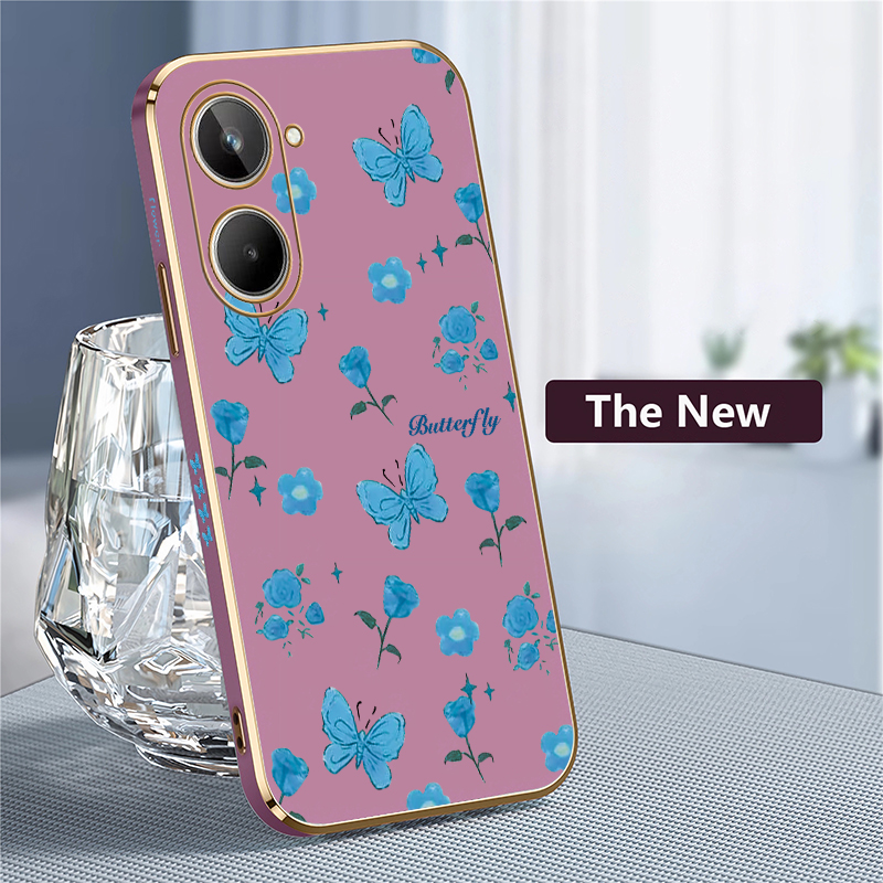 花蝶プリント電話ケース OPPO Realme 12 Pro - Phone Cases Realme のレビューと価格