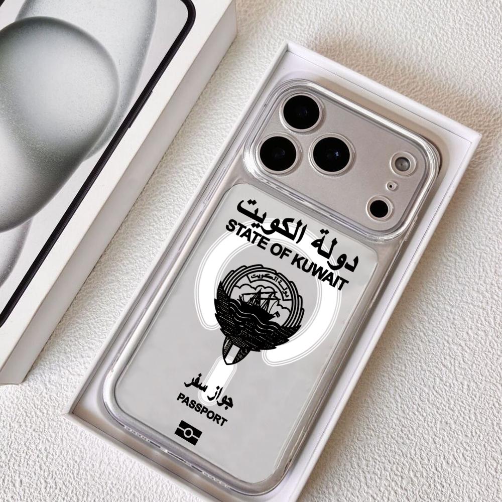 K-クウェートパスポート柄iPhoneケース iPhone  - Phone Cases Kuwait のレビューと価格