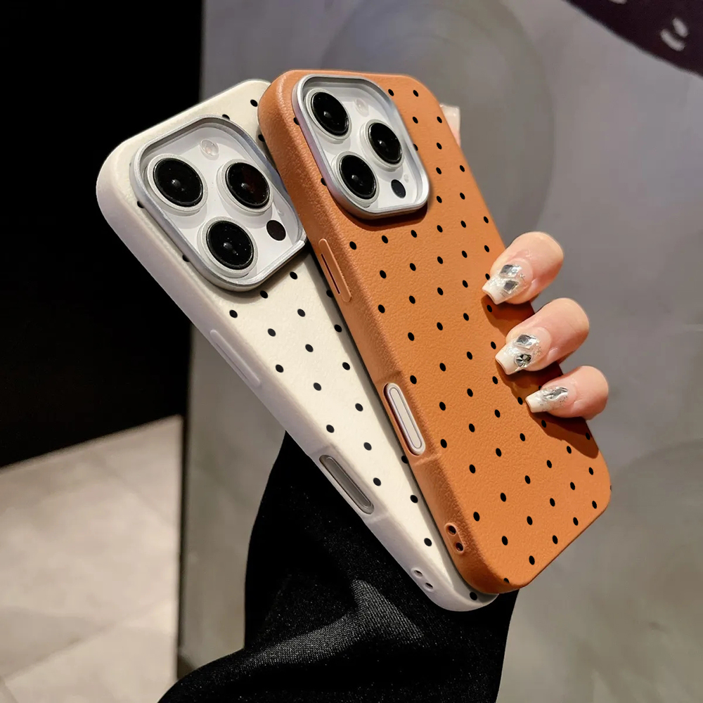 韓国INSキュートな水玉模様のiPhoneケース iPhon - Phone Cases Luxury のレビューと価格