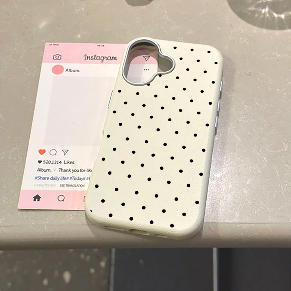 韓国INSキュートな水玉模様のiPhoneケース iPhon - Phone Cases Luxury のレビューと価格