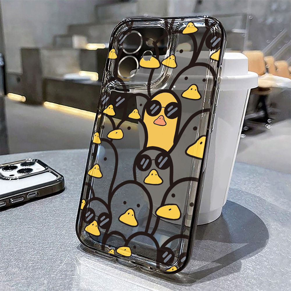 かわいい漫画のアヒル柄ケース 女の子向け iPhone 17 - Phone Cases Protective のレビューと価格