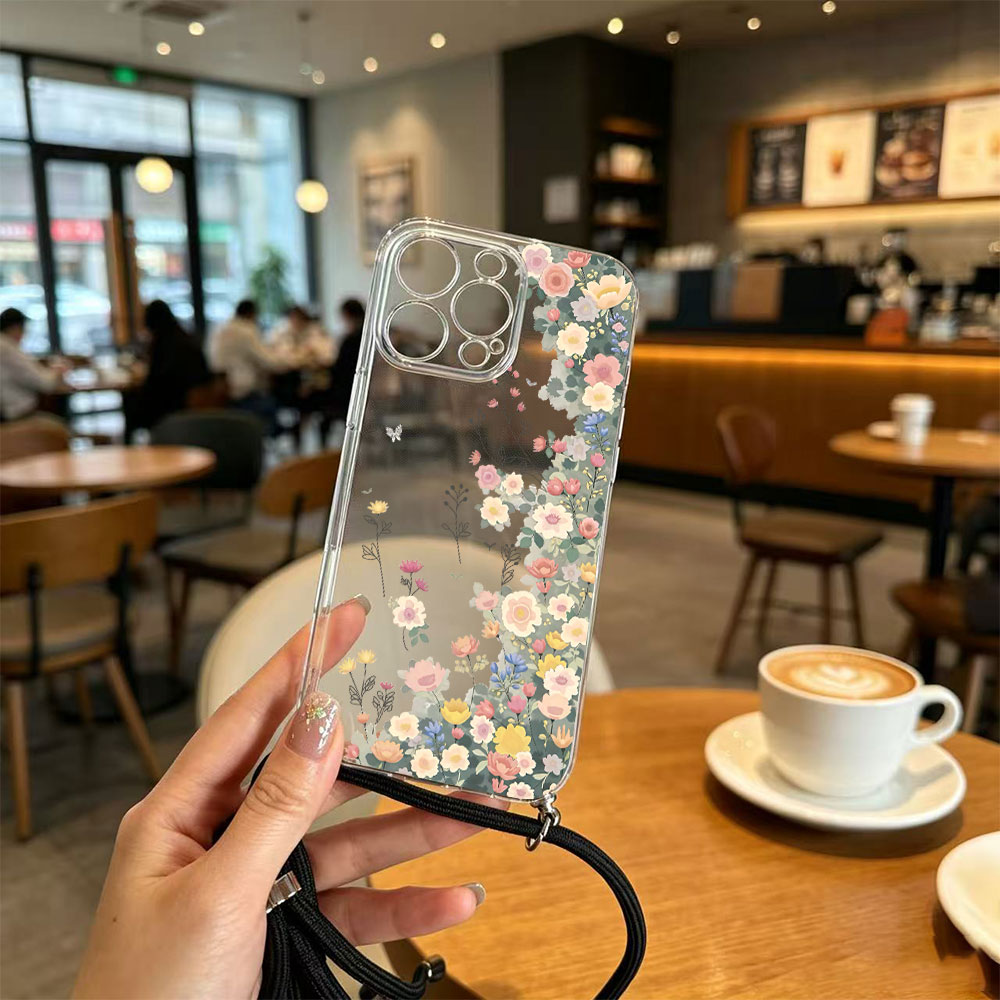 クロスボディランヤードストラップ付きスマホケース iPhon - Phone Cases Protective のレビューと価格