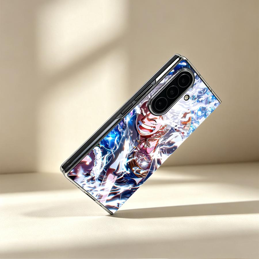 漫画風ワンピース透明ソフトフォンカバーケース Samsung - Phone Cases Z Fold 6 のレビューと価格