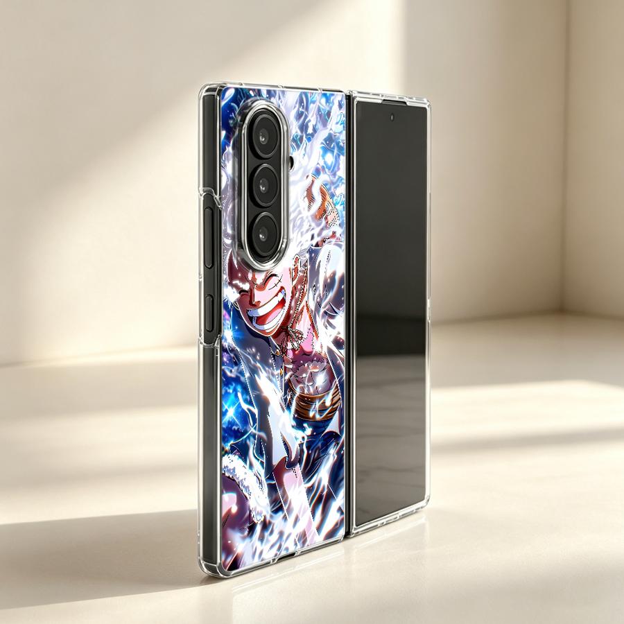 漫画風ワンピース透明ソフトフォンカバーケース Samsung - Phone Cases Z Fold 6 のレビューと価格