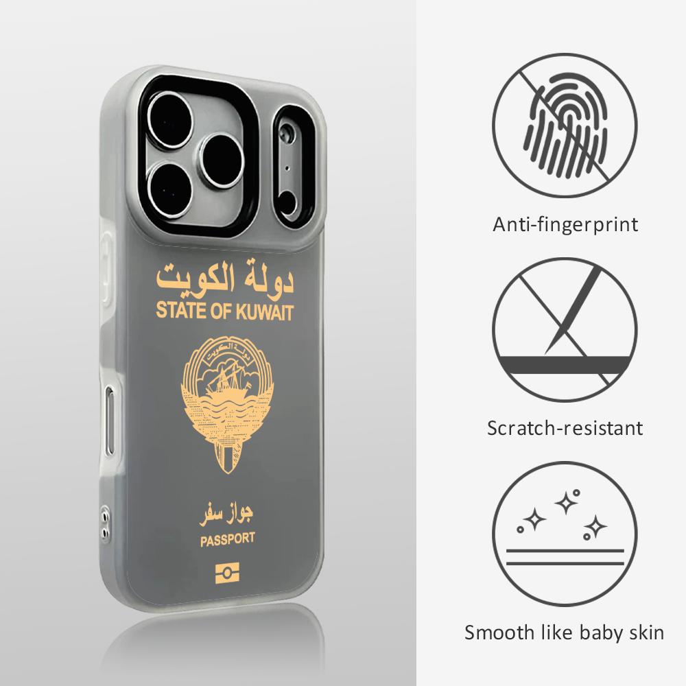 クウェートパスポート柄iPhoneケース iPhone 17 - Phone Cases Kuwait のレビューと価格