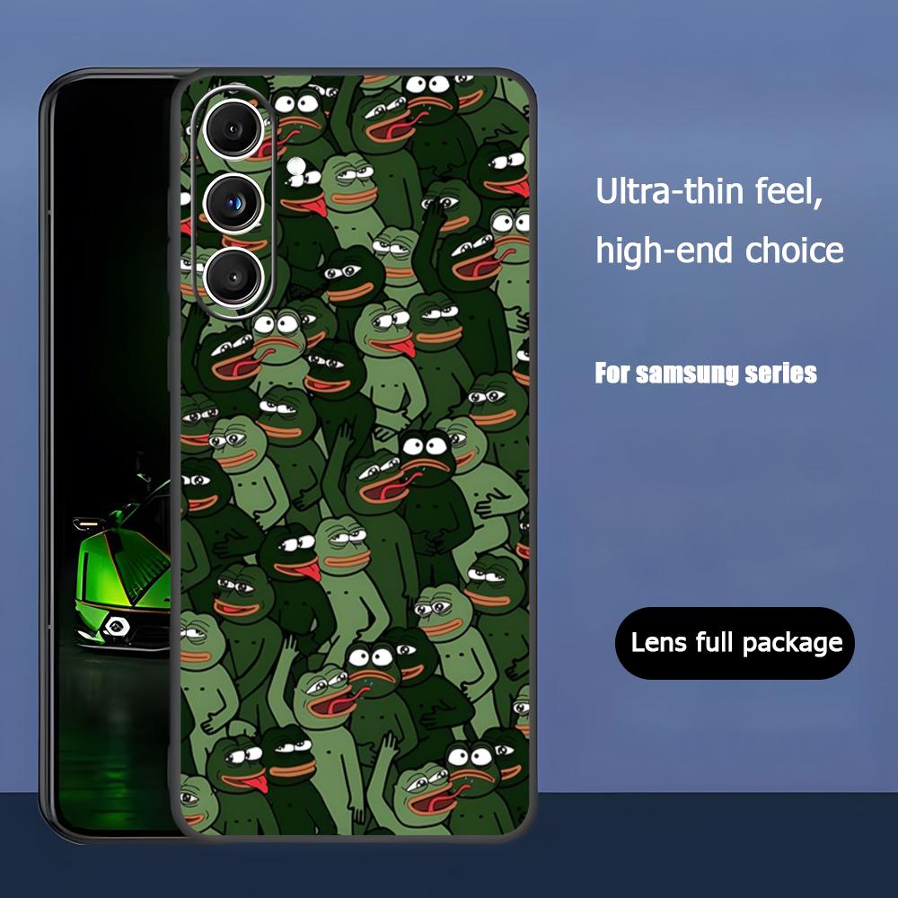 悲しいペペのカエルが描かれたクールなスマホケース、Samsu - Phone Cases For Samsung S22 のレビューと価格
