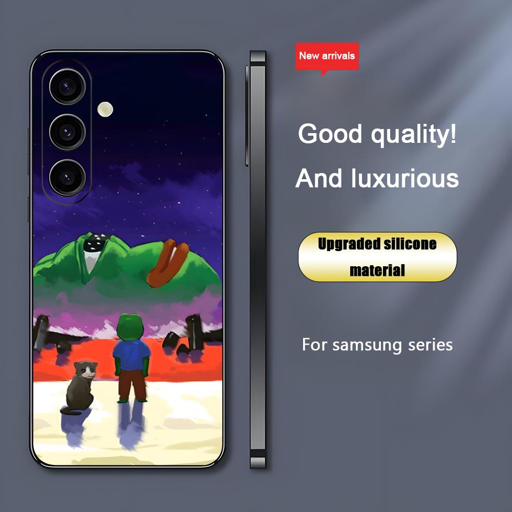 悲しいペペのカエルが描かれたクールなスマホケース、Samsu - Phone Cases For Samsung S22 のレビューと価格