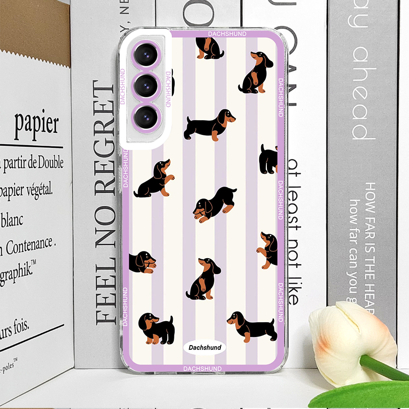 可愛い動物ソーセージドッグ柄スマホケース Oppo Reno - Phone Cases Oppo のレビューと価格