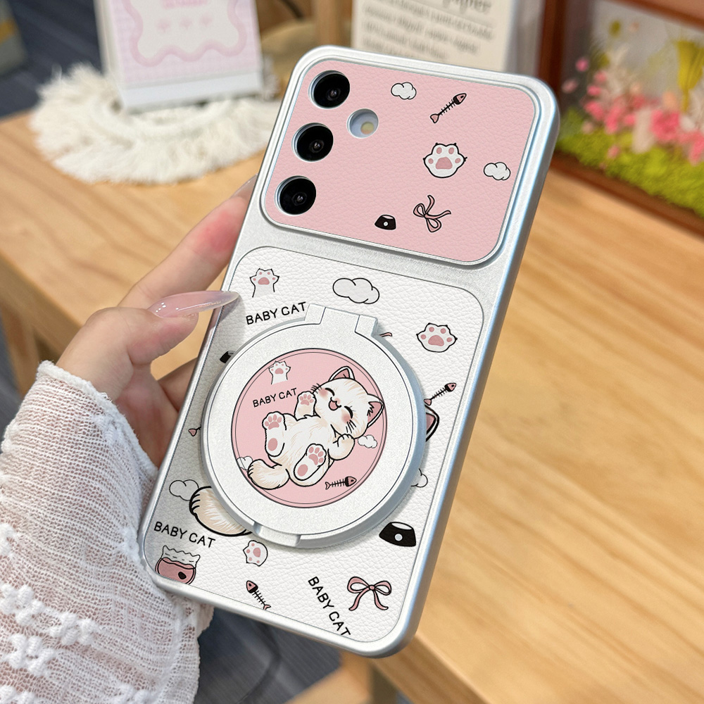 漫画風のかわいい猫のスマホケース Samsung A57 A - Phone Cases Protective のレビューと価格