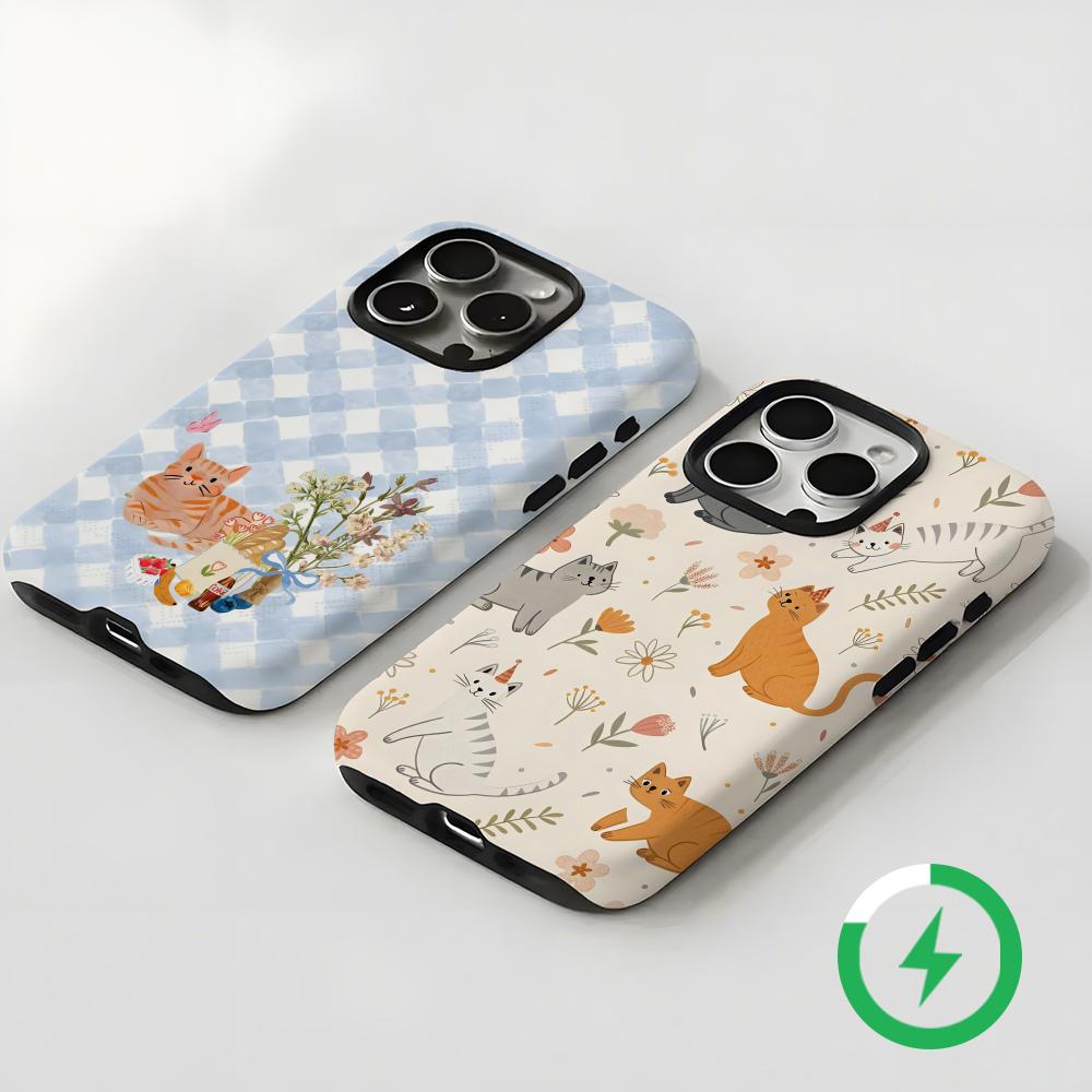 かわいい猫と犬のスマホケース マグネット式 2-in-1 光 - Phone Cases For Iphone 12 Pro Max のレビューと価格