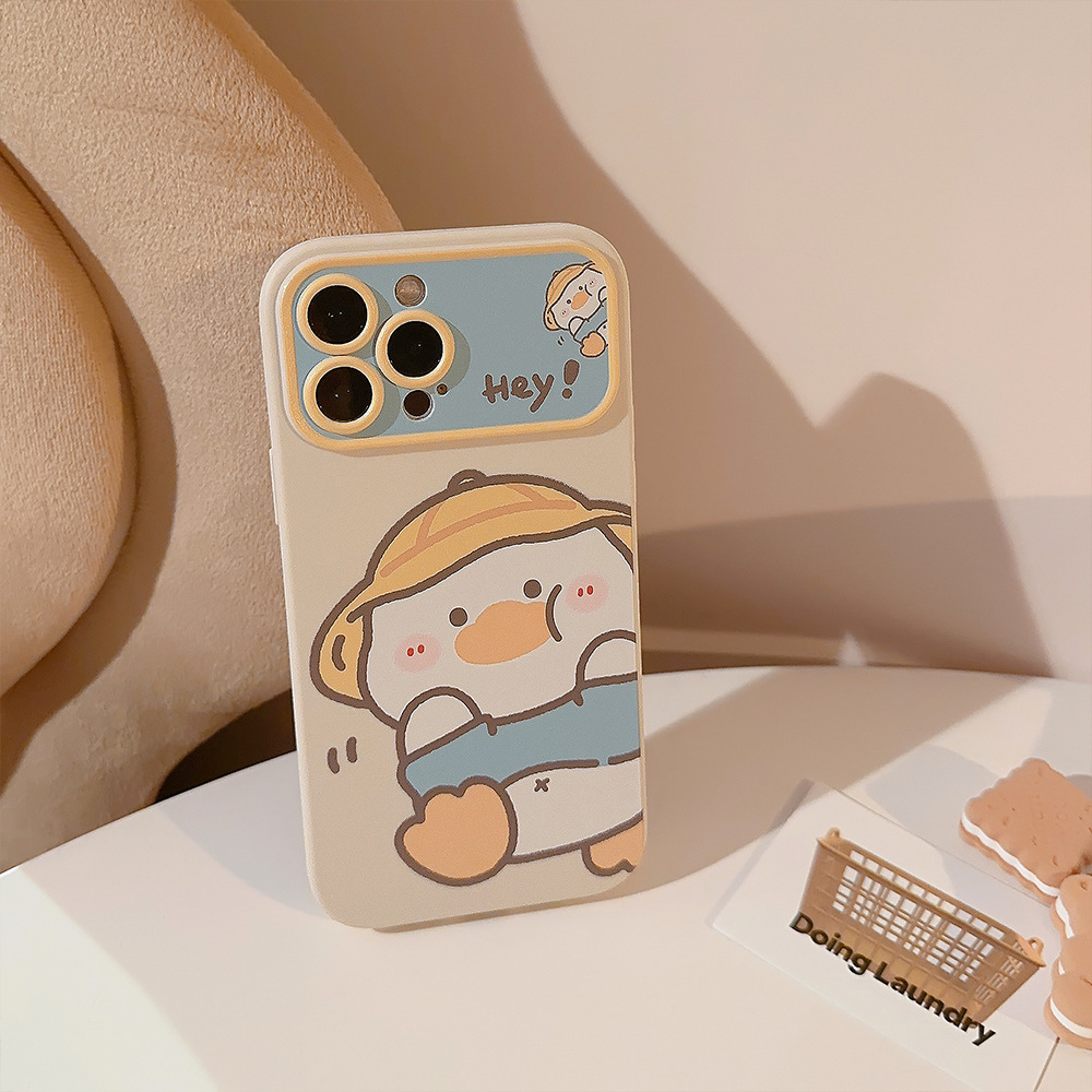 韓国漫画の黄色いアヒル柄iPhoneケース iPhone 1 - Phone Cases Protective のレビューと価格