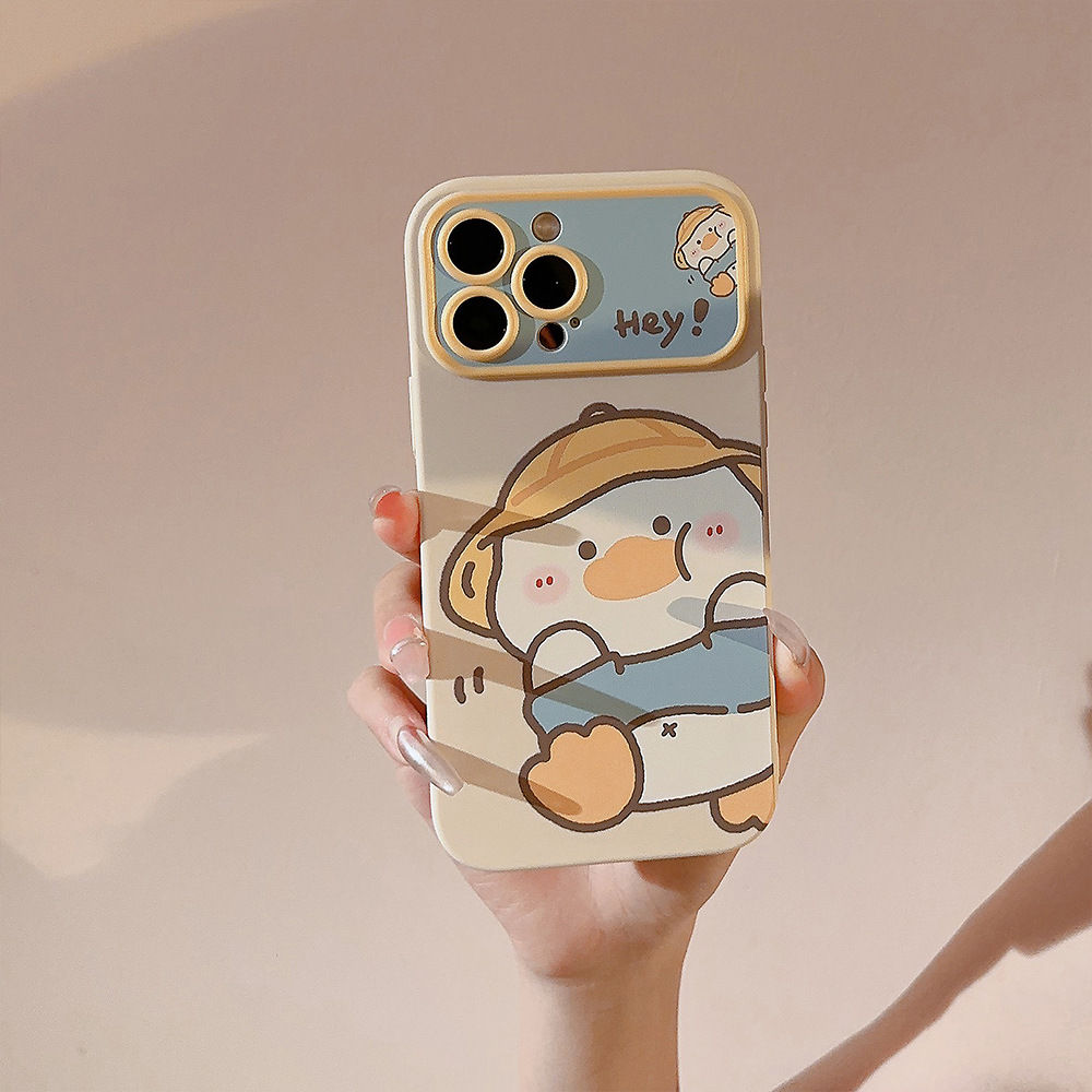 韓国漫画の黄色いアヒル柄iPhoneケース iPhone 1 - Phone Cases Protective のレビューと価格