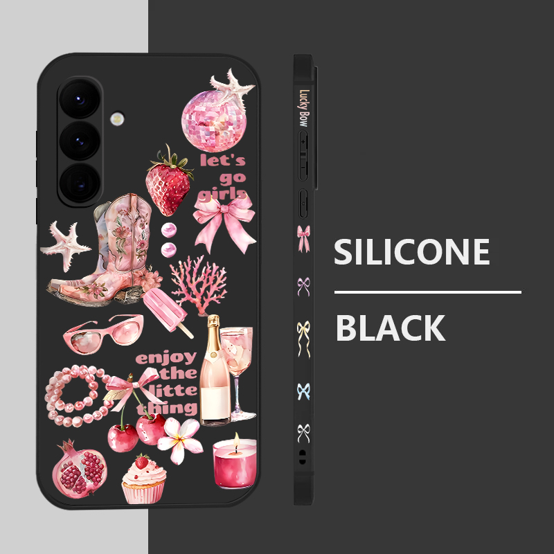 ストロベリーチェリーパターンのスマホケース Samsung  - Phone Cases Samsung S25 Fe のレビューと価格
