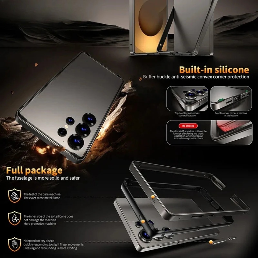 アルミニウムメタルフレームケース サムスンギャラクシーS26 - Heat Dissipation Case のレビューと価格