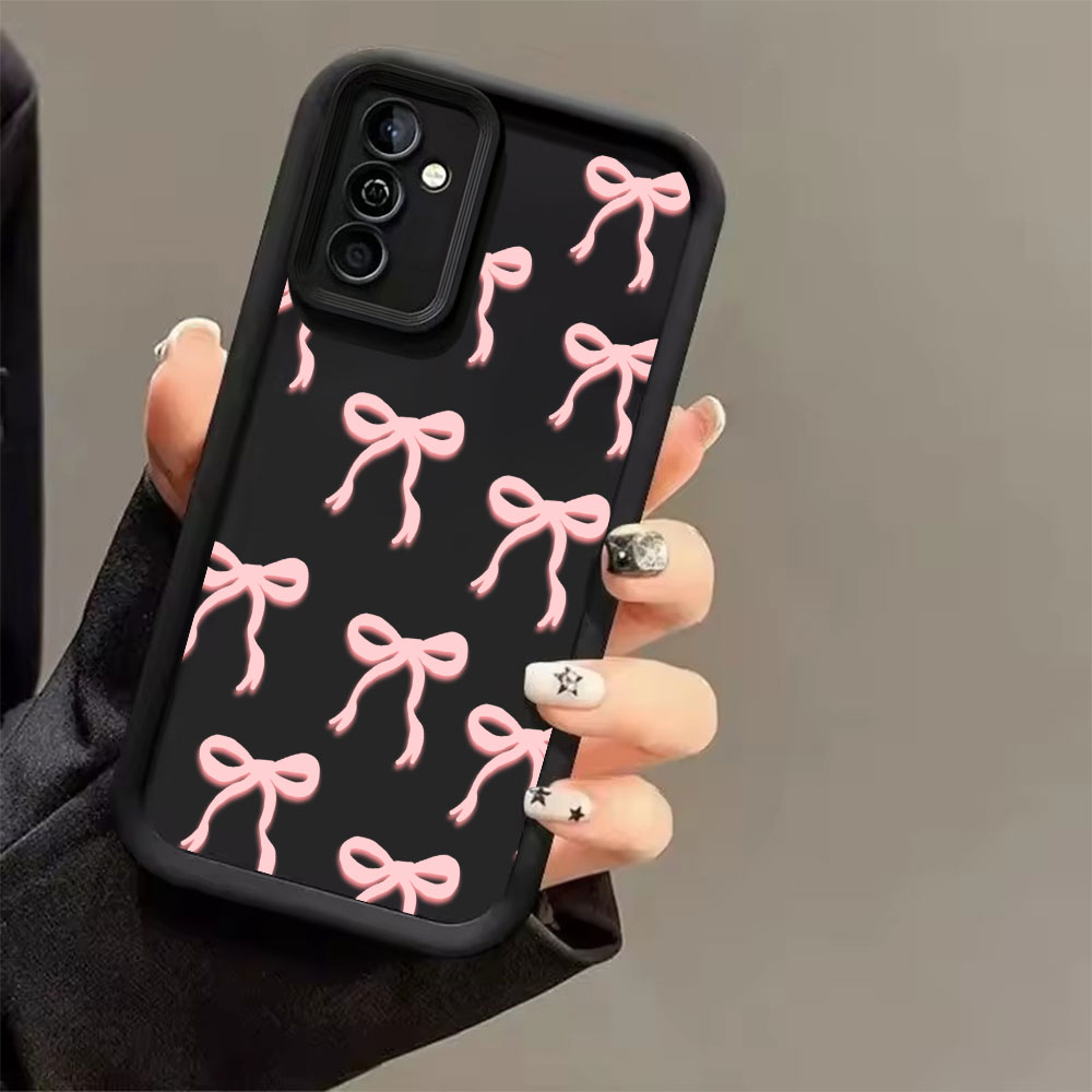 ピンクのリボン柄ソフトTPUスマホケース Samsung G - Phone Cases For Samsung S22 のレビューと価格
