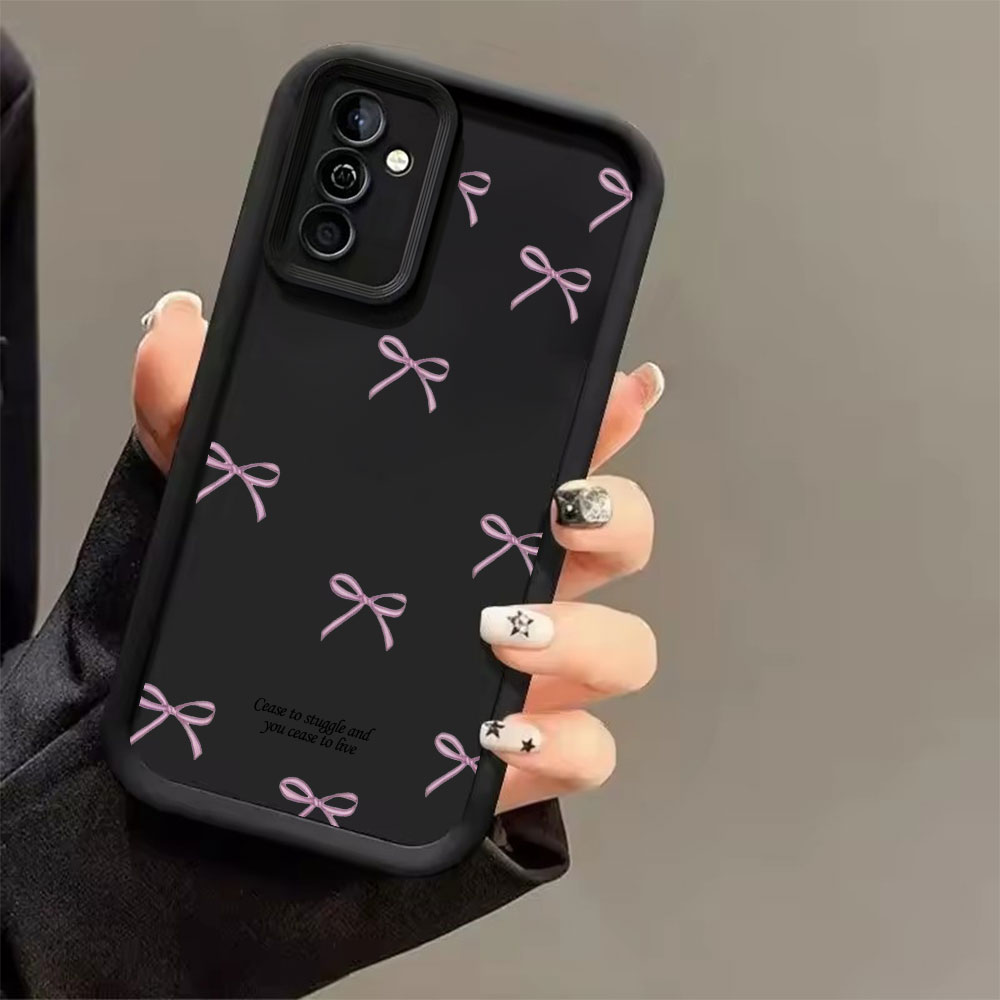 ピンクのリボン柄ソフトTPUスマホケース Samsung G - Phone Cases For Samsung S22 のレビューと価格