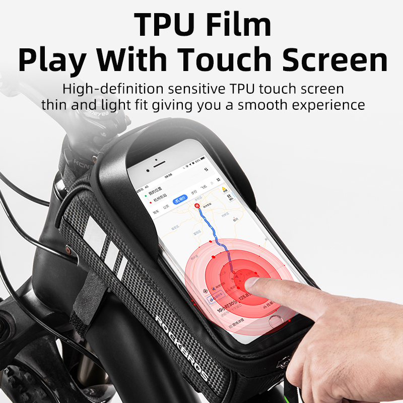 ROCKBROS 自転車バッグ 6.0 インチ電話ケース高感 - Phone Cases Under $20 のレビューと価格