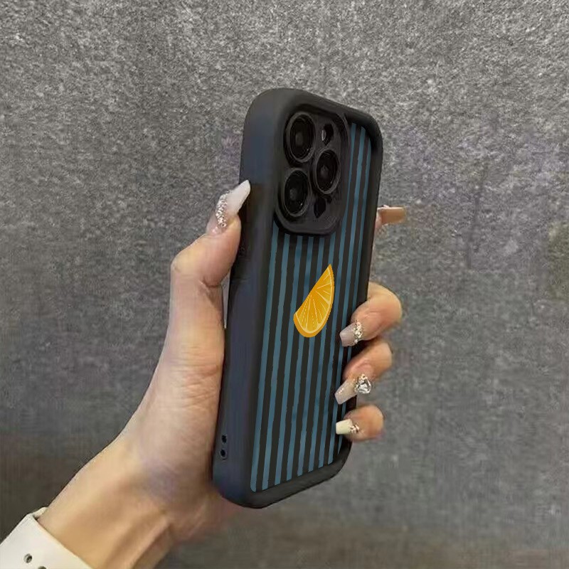 ストライプレモン柄スマホケース iPhone 17 16 1 - Phone Cases Protective のレビューと価格